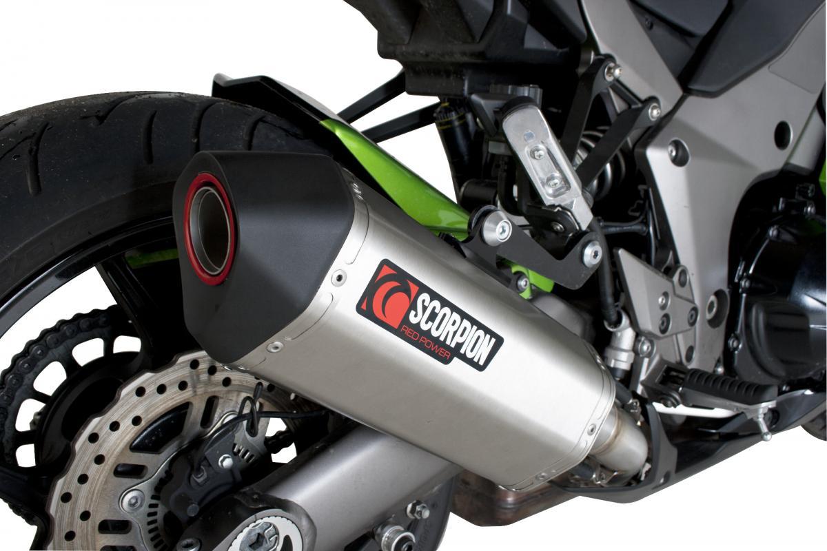 Kawasaki Z1000 2010-2013 Serket Parallel Slip-on (Pair) Brushed Stainless Steel Sleeve - Bild 2