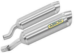 KAWASAKI Z 1000 ALUMINIUM HOMOLOGATED RH+LH THUNDER SILENCERS