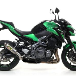 KAWASAKI Z900 HOMOLOGATED GP2 TITANIUM SILENCER + STAINLESS STEEL LINK PIPE FORORIGINAL AND ARROW COLLECTORS