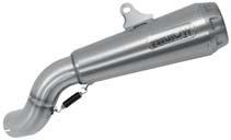 KAWASAKI Z 900 17 HOMOLOGATED NICHROM PRO-RACE SILENCER WITH STAINLESS STEEL LINK PIPE FOR ORIGINAL AND ARROW COLLEC.