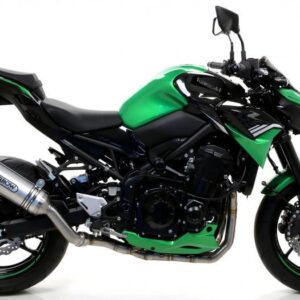 KAWASAKI Z900 20 HOMOLOGATED THUNDER ALU. EXH. WITH WEDLED LINKPIPE AND CARBYENDCAP FOR ORIGINAL OR ARROW COLLECTORS