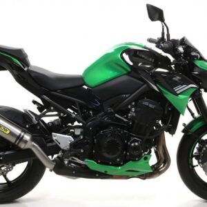 KAWASAKI Z900 20 HOMOLOGATED THUNDER TIT. EXHAUST WITH WELDED LINKPIPE AND CARBY ENDCAP FOR ORIGINAL OR ARROW COLL