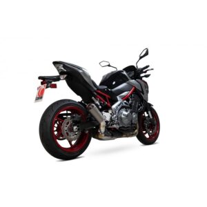 Kawasaki Z900 2017-2019 Red Power Slip-on Titanium Sleeve