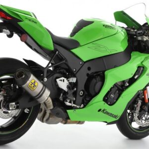 KAWASAKI ZX-10RR 21 HOMOLOGATED TITANIUM INDY RACE SIL. AND LINK PIPE