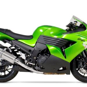 KAWASAKI ZX-14 08-11 Race TRS Stainless Slip-On Exhaust, w/ Stainless Mufflers