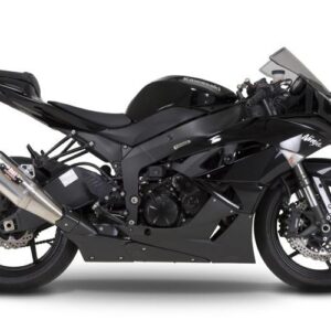KAWASAKI ZX-6R 09-12 RS-4 Stainless Slip-On Exhaust, w/ Stainless Muffler