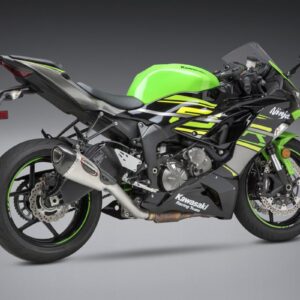 KAWASAKI ZX-6R 19-21 Alpha T Stainless 3/4 Exhaust, w/ Stainless Muffler