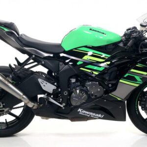 KAWASAKI ZX-6R 63619 HOMOLOGATED PRO RACE NICHROM SILENCER WITH WELDED LINK PIPE