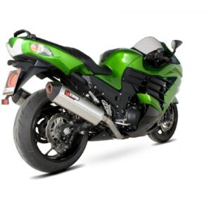 Kawasaki ZZR1400 2012-2020 Serket Parallel Slip-on (Pair) Brushed Stainless Steel Sleeve