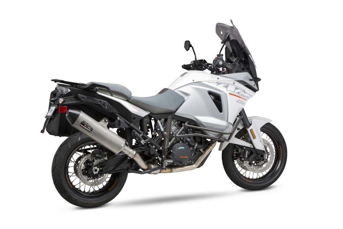 1090/1190/1290 Adventure RS-4 Stainless Slip-On Exhaust, w/ Stainless Muffler