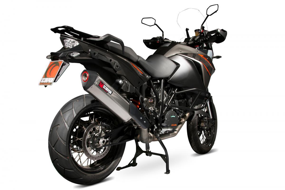 KTM 1190 Adventure 2013-2016 Serket Parallel Slip-on Brushed Stainless Steel Sleeve