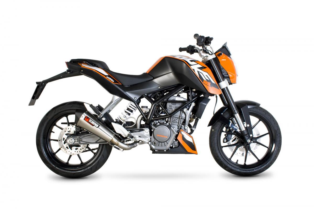 KTM 125 Duke (2011-16) / 200 Duke (2012-16) 2011-2016 Serket Taper Slip-on Brushed Stainless Steel Sleeve - Bild 3