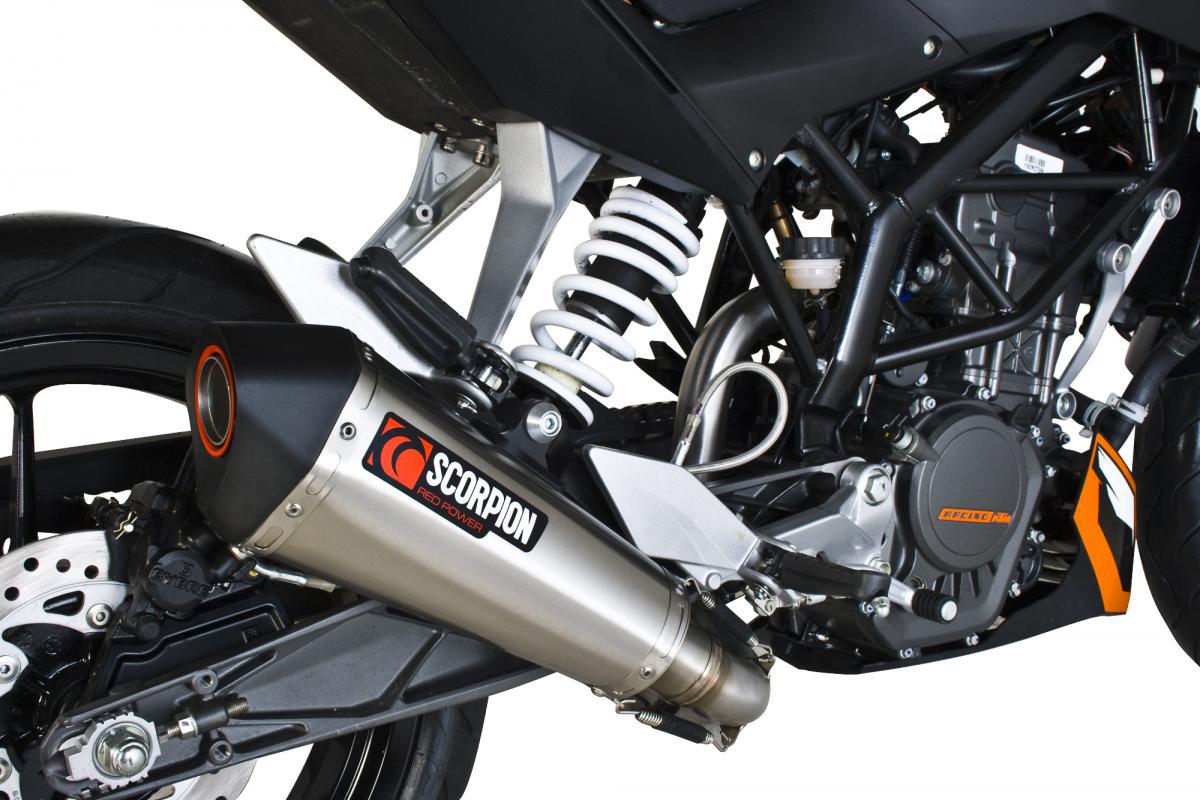 KTM 125 Duke (2011-16) / 200 Duke (2012-16) 2011-2016 Serket Taper Slip-on Brushed Stainless Steel Sleeve - Bild 4