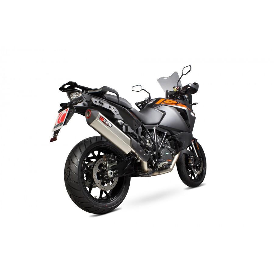 KTM 1290 Super Adventure 2015-2020 Serket Parallel Slip-on Brushed Stainless Steel Sleeve