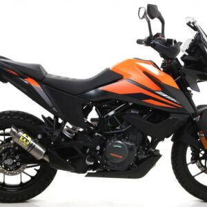 KTM 390 ADVENTURE 20 HOMOLOGATED GP2 TITANIUM SILENCER WITH WELDED LINK PIPE