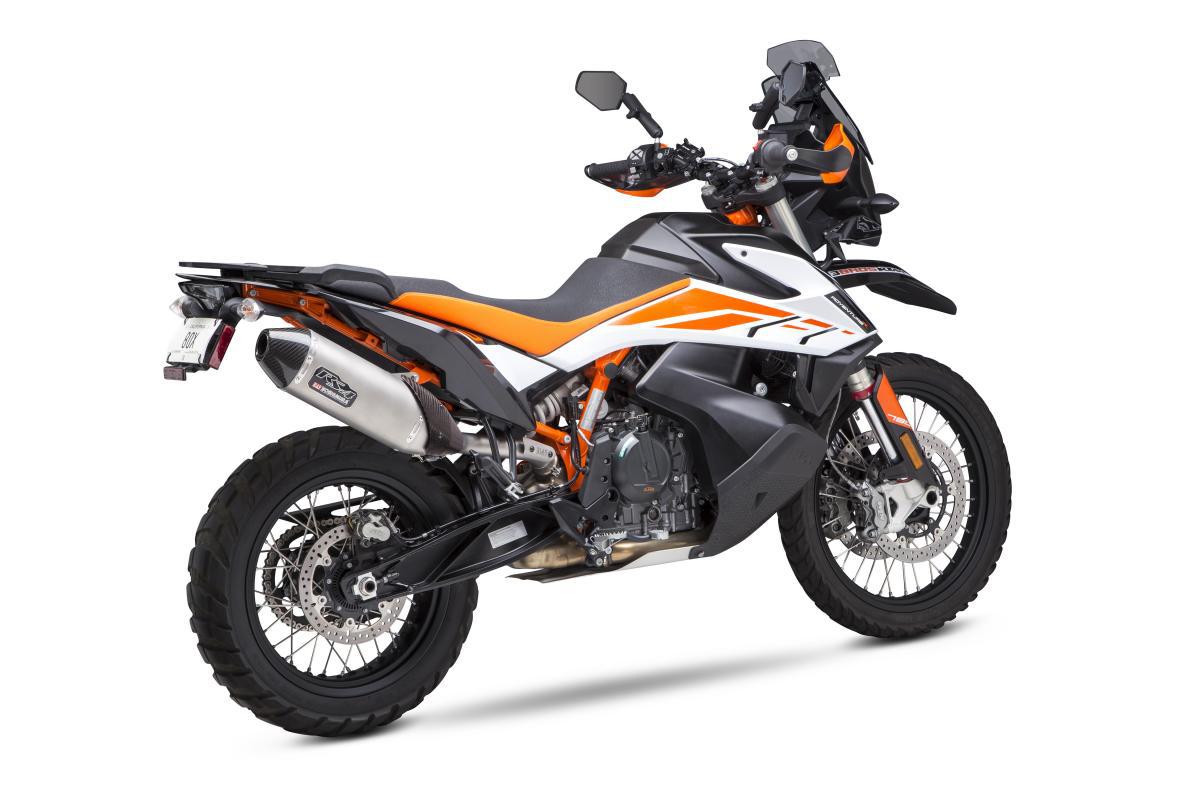 790/890 Adventure 19-23 / 22-23 Norden 901 RS-4 Stainless Slip-On Exhaust, w/ Stainless Muffler