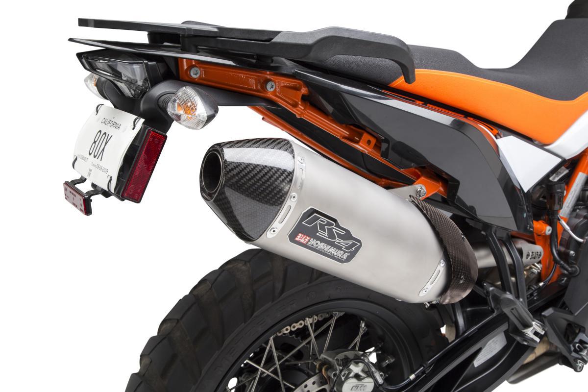 790/890 Adventure 19-23 / 22-23 Norden 901 RS-4 Stainless Slip-On Exhaust, w/ Stainless Muffler - Bild 2