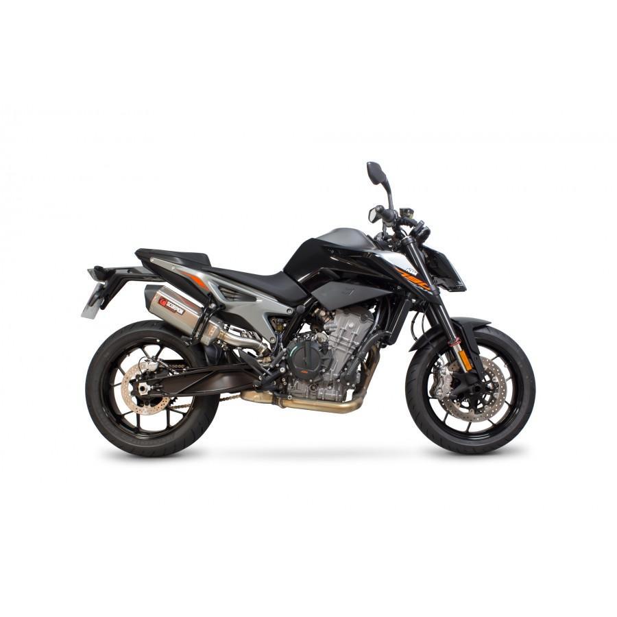 KTM 790 Duke 2018-2020 Serket Parallel Slip-on Brushed Stainless Steel Sleeve - Bild 3