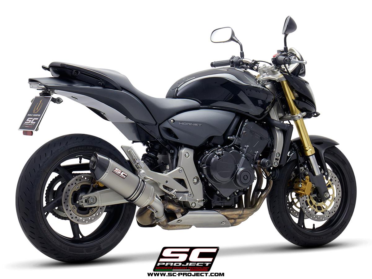 Oval carbon exhaust - CB600F HORNET (2007 - 2016)