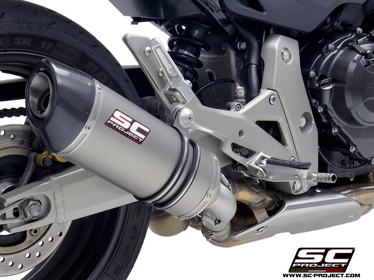 Oval carbon exhaust - CB600F HORNET (2007 - 2016) - Bild 3