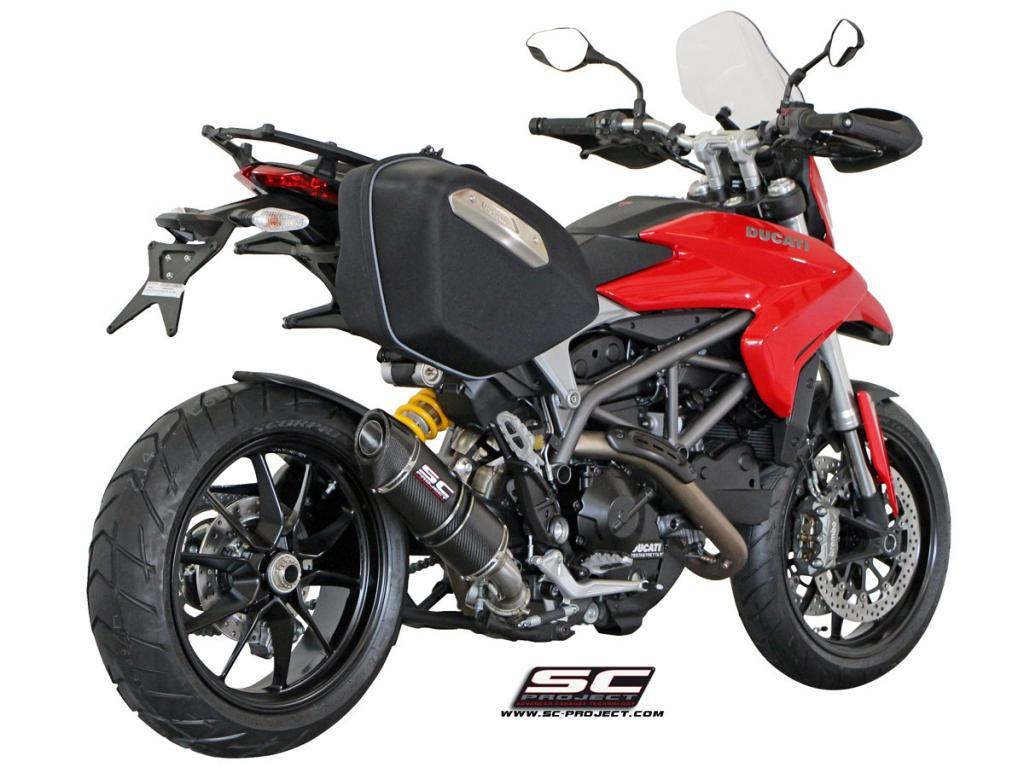 Oval titanium exhaust, low mount - HYPERMOTARD 821 (2013 - 2016)