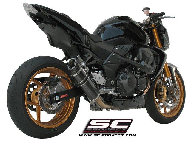 Oval titanium exhaust - Z750 (2007 - 2014) - R
