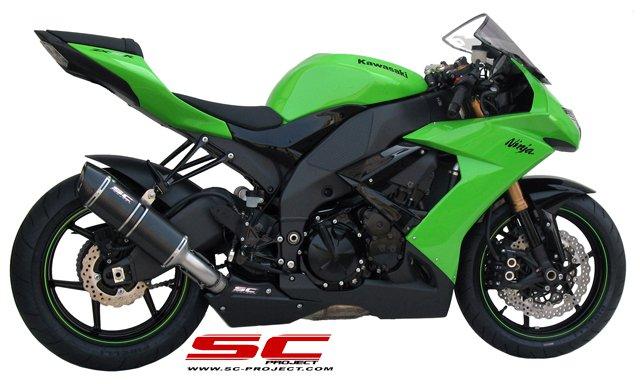 Oval titanium exhaust - NINJA ZX-10R (2008 - 2010) - Bild 2