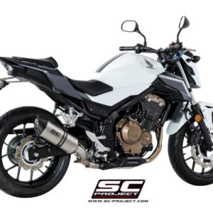 Oval titanium exhaust - CBR500R (2017 - 2018)