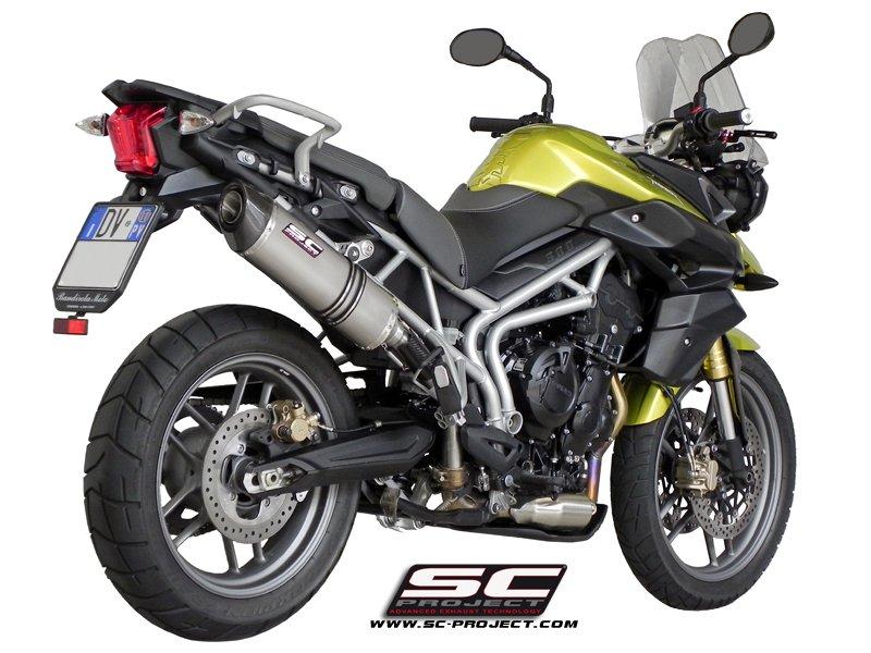 Oval titanium exhaust, high mount - TIGER 800 (2010 - 2016) - XC - Bild 3