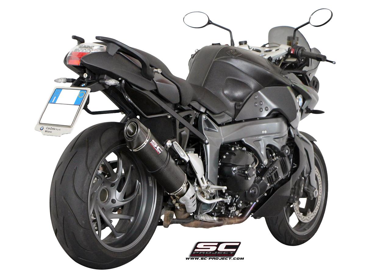 Oval carbon exhaust - K 1300 R (2009 - 2016)