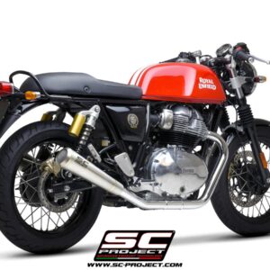 Pair of Conico 70s stainless steel exhaust - INTERCEPTOR 650 (2019 - 2025)