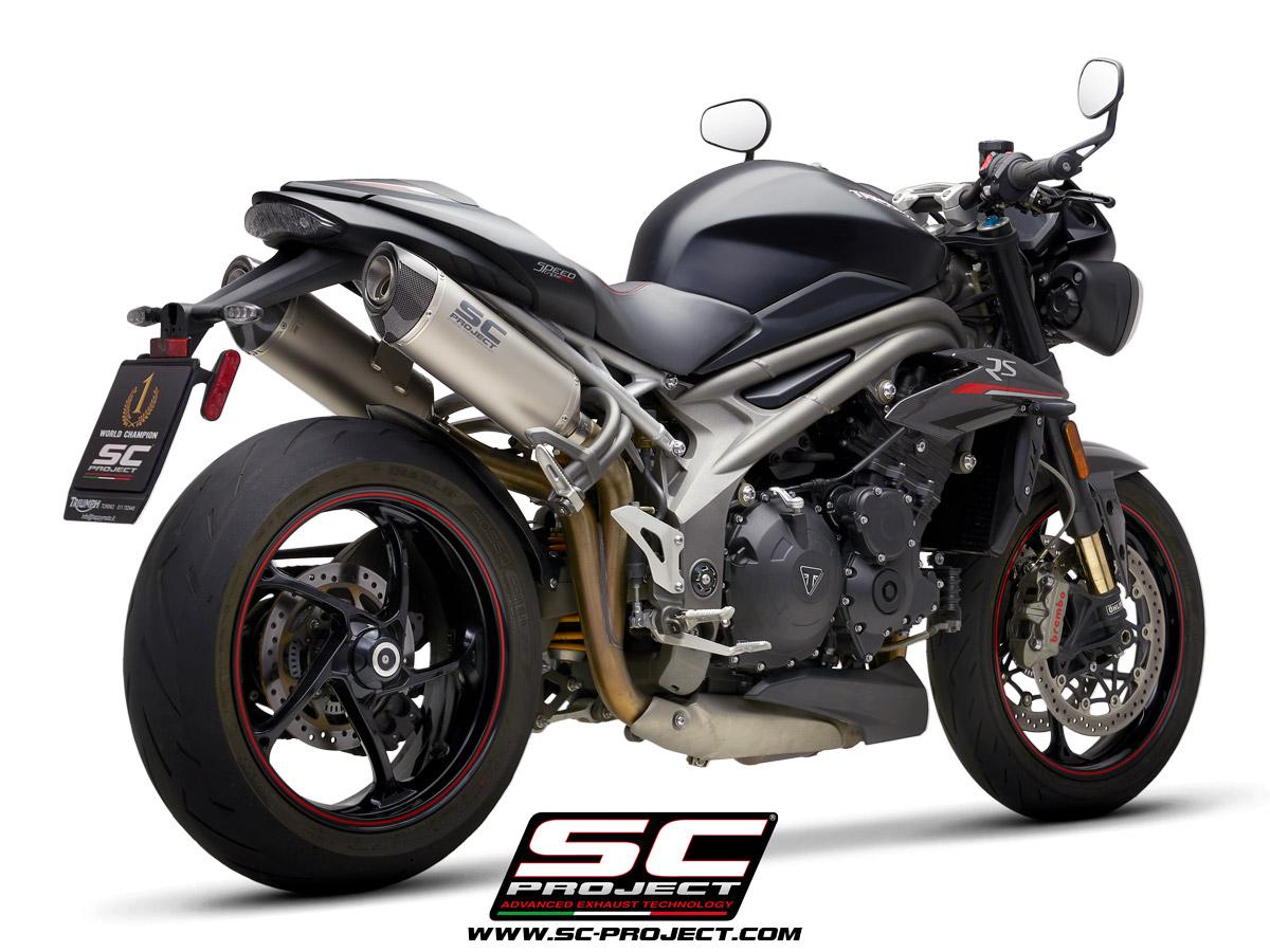 Pair of Oval Mufflers, Titanium, with Carbon fiber end cap