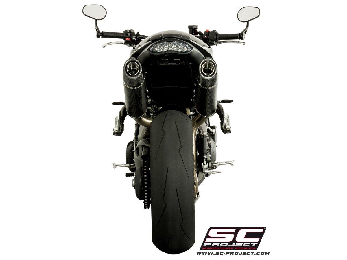 Pair of Oval titanium exhaust - SPEED TRIPLE 1050 (2016 - 2017) - S - R - Bild 3