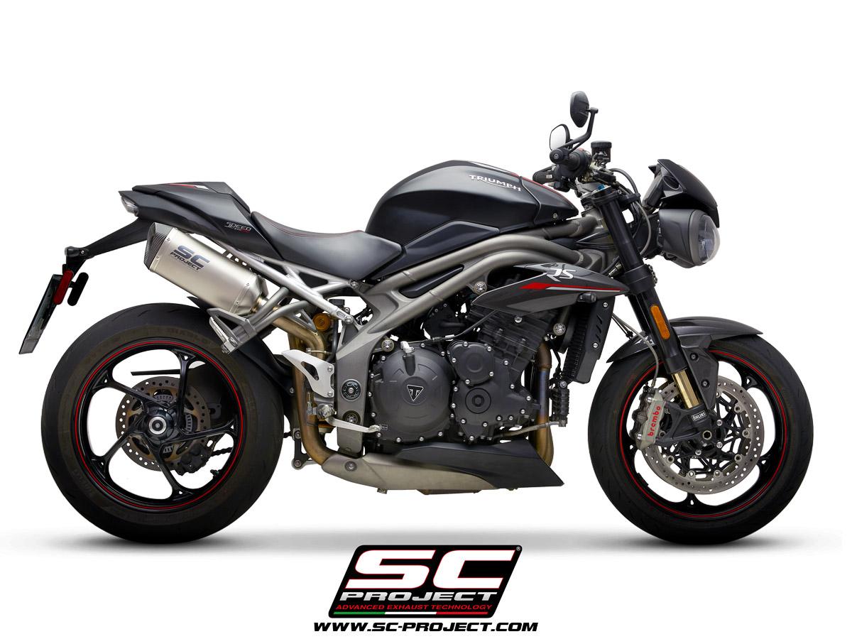 Pair of SC1-M titanium exhaust - SPEED TRIPLE 1050 (2018 - 2020) - S - RS - Bild 6