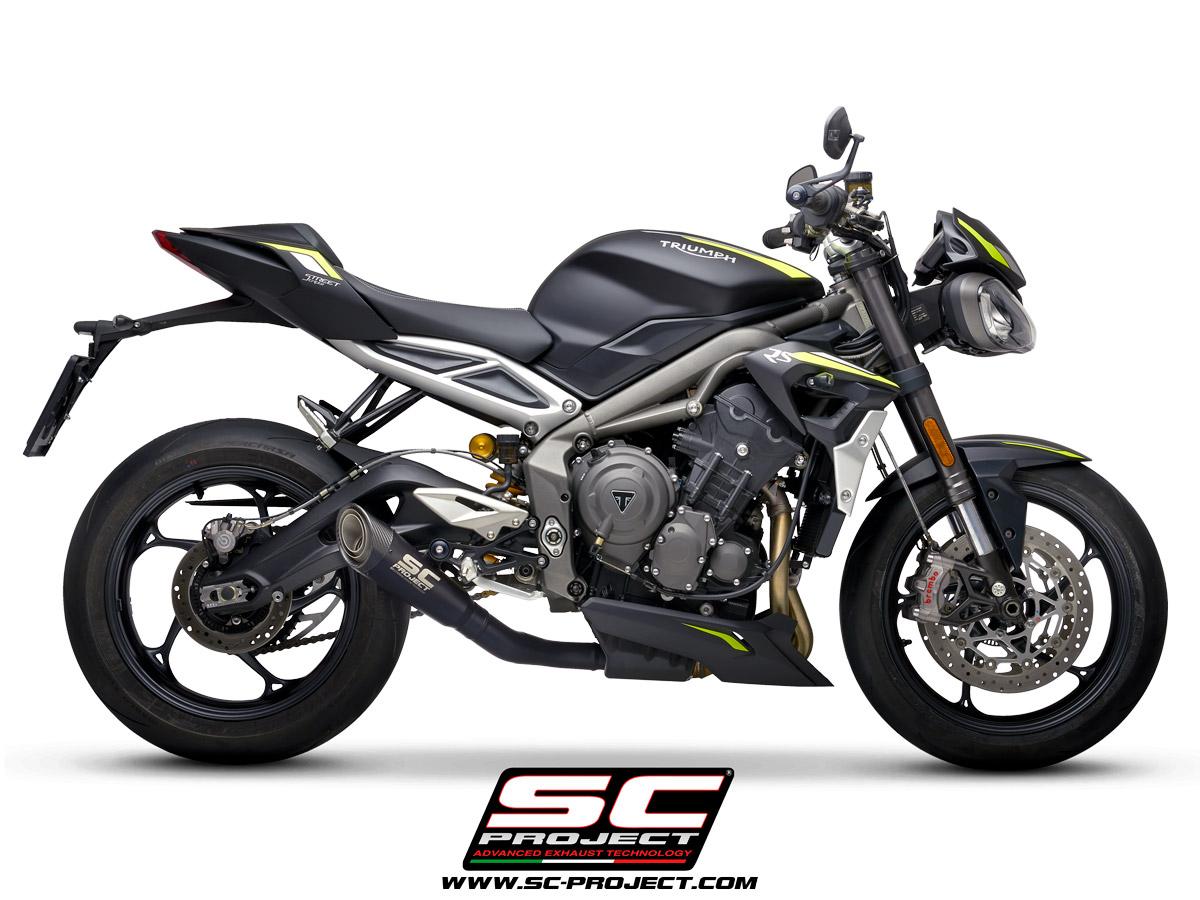 S1 titanium exhaust, matt black - STREET TRIPLE 765 (2017 - 2019) - S - R - RS - Bild 2