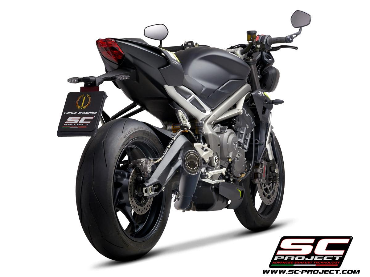 S1 titanium exhaust, matt black - STREET TRIPLE 765 (2017 - 2019) - S - R - RS - Bild 6