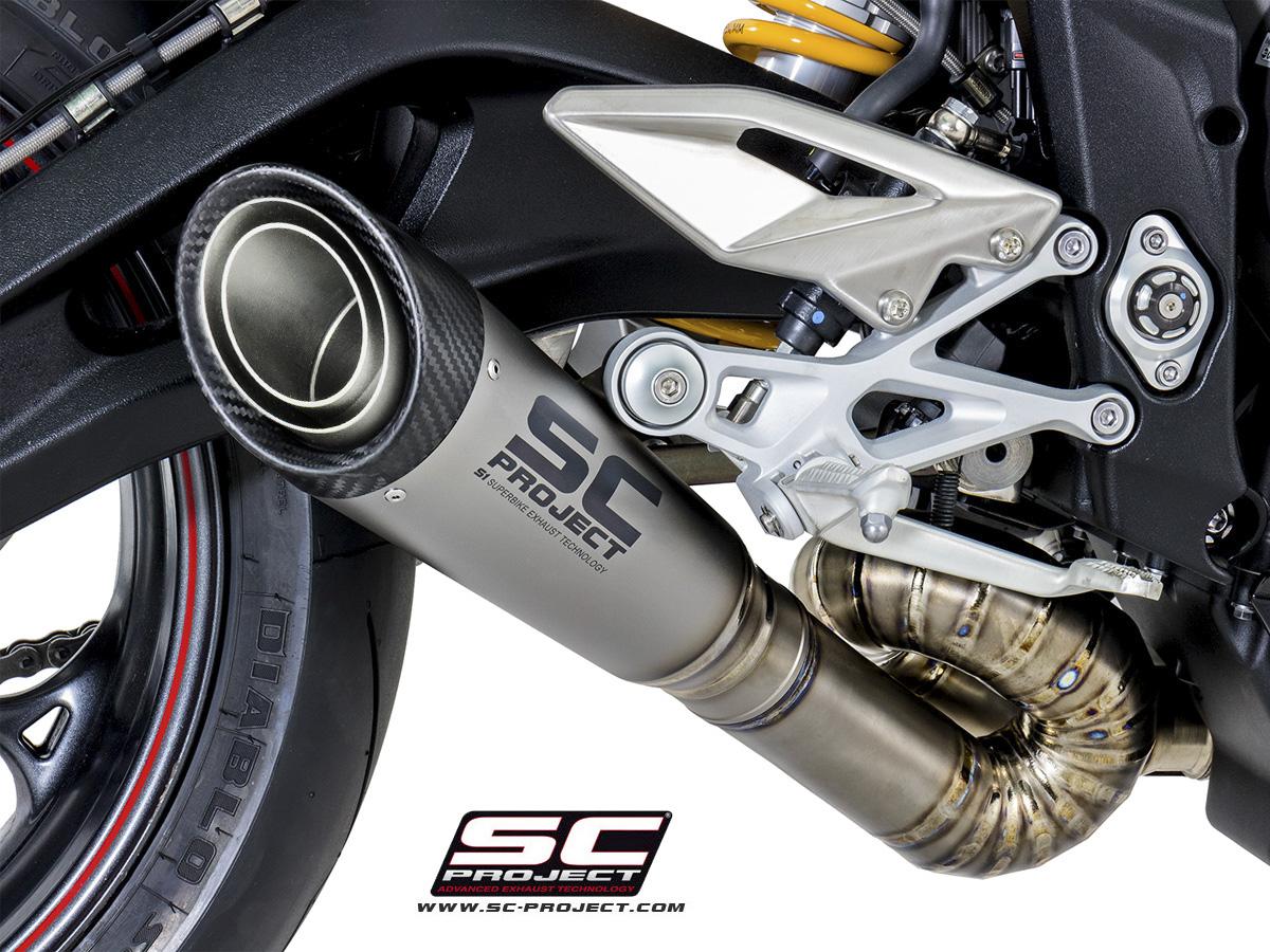 S1 titanium exhaust, with welded sector link pipe - STREET TRIPLE 765 (2017 - 2019) - S - R - RS - Bild 2
