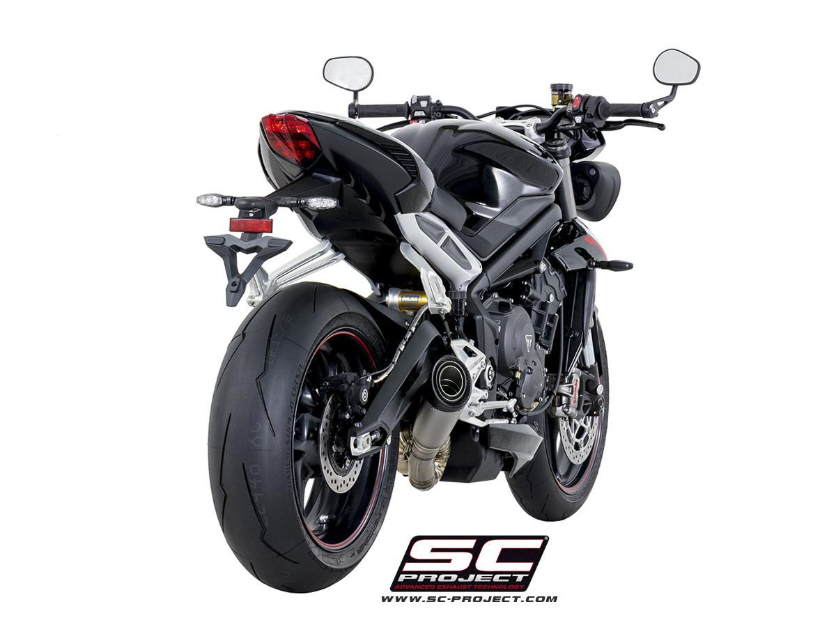 S1 titanium exhaust, with welded sector link pipe - STREET TRIPLE 765 (2017 - 2019) - S - R - RS - Bild 4