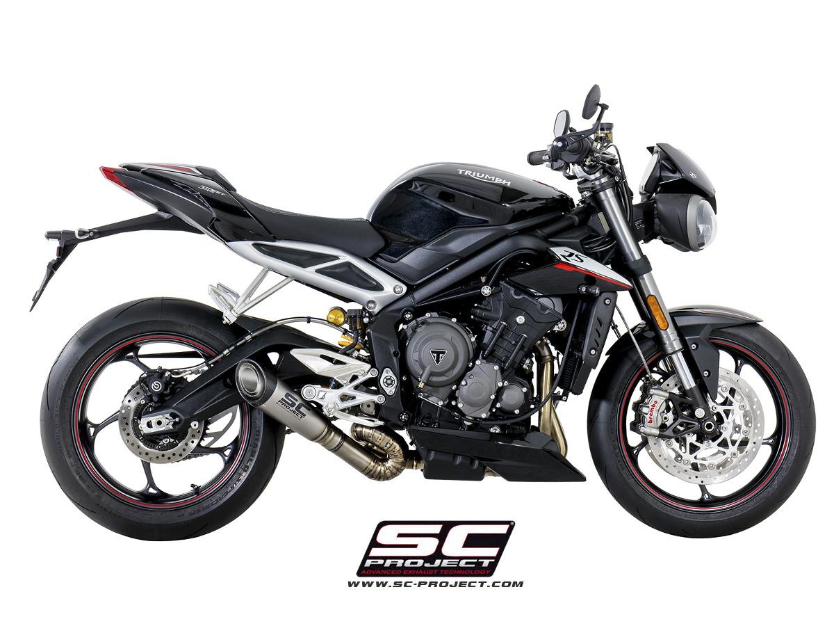 S1 titanium exhaust, with welded sector link pipe - STREET TRIPLE 765 (2017 - 2019) - S - R - RS - Bild 5