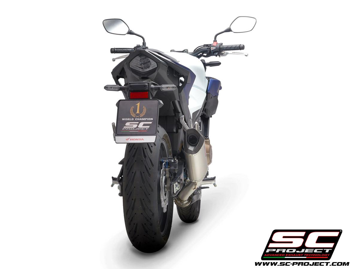 SC1-M carbon exhaust - CBR500R (2021 - 2023) - Euro 5 - Bild 5