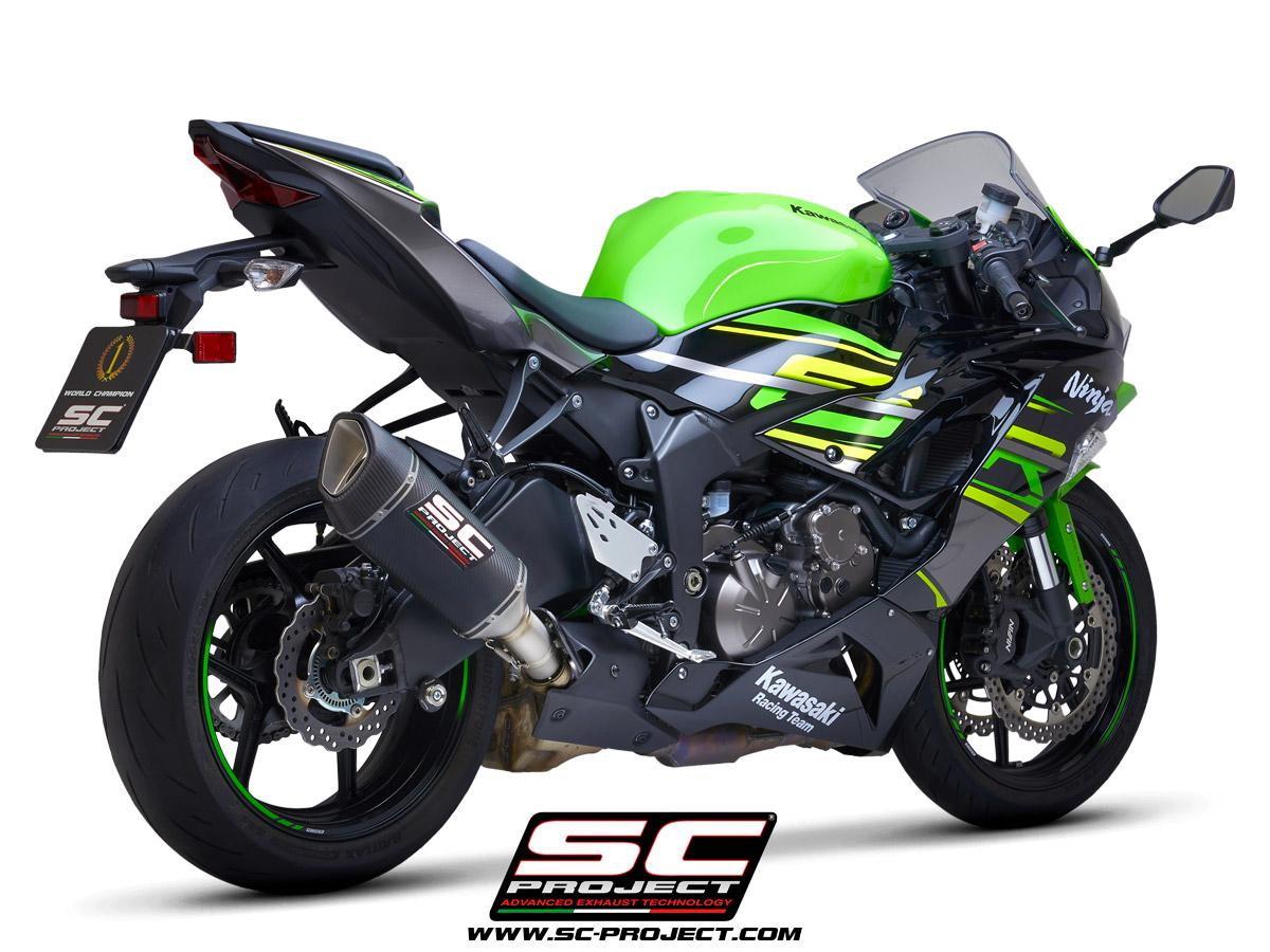 、 SC1-R carbon exhaust – NINJA ZX-6R 636 (2019 – 2021) – Slipon