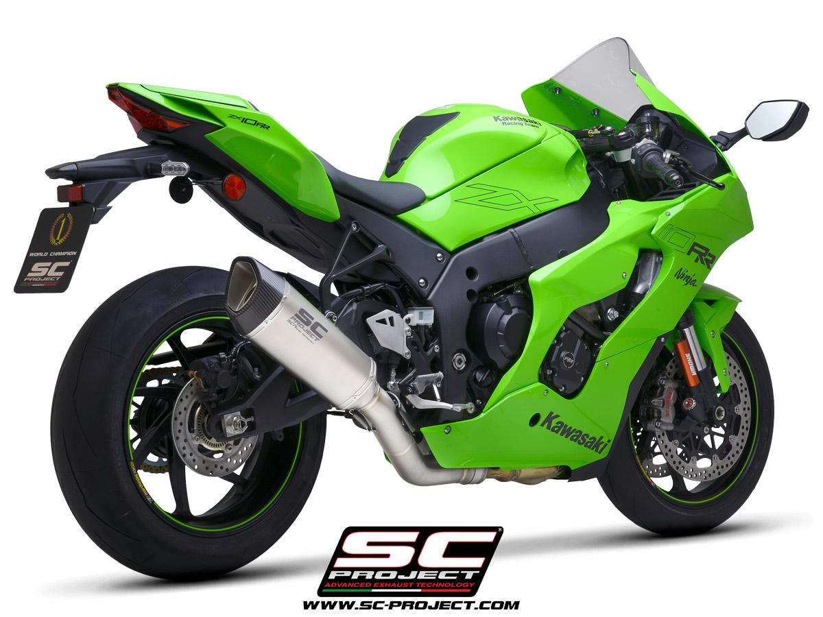 SC1-R titanium exhaust, with de-cat link pipe – NINJA ZX-10R – RR