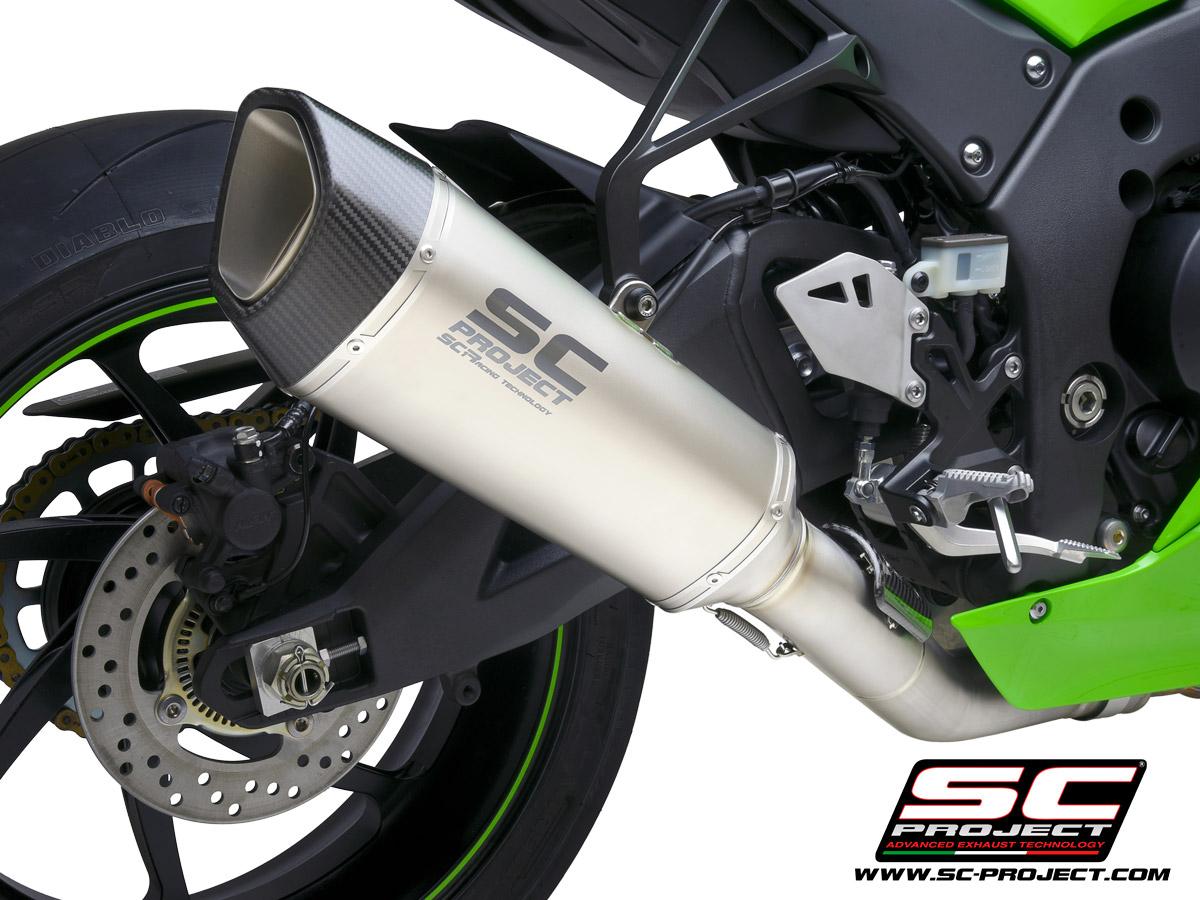SC1-R titanium exhaust, with de-cat link pipe - NINJA ZX-10R - RR (2021- 2024) - Bild 2
