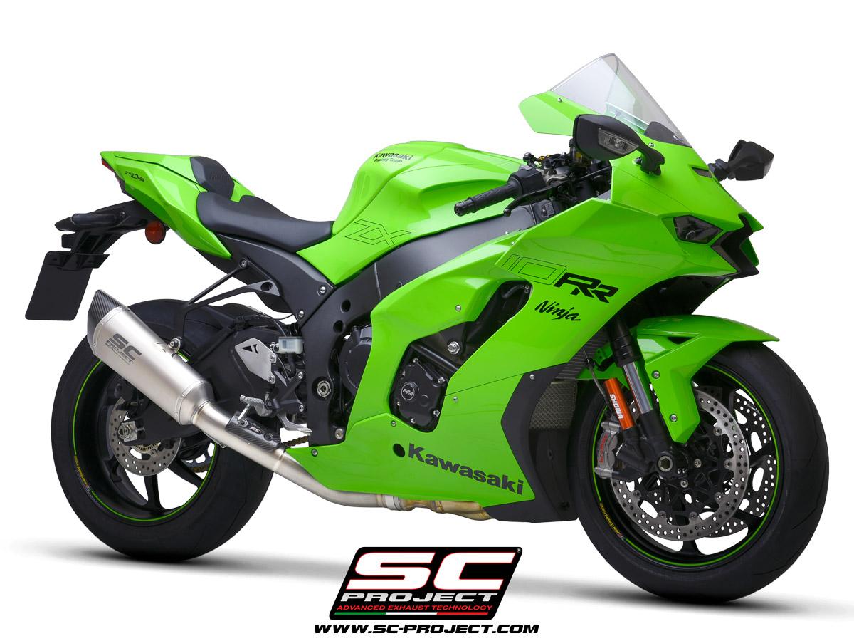 SC1-R titanium exhaust, with de-cat link pipe - NINJA ZX-10R - RR (2021- 2024) - Bild 3