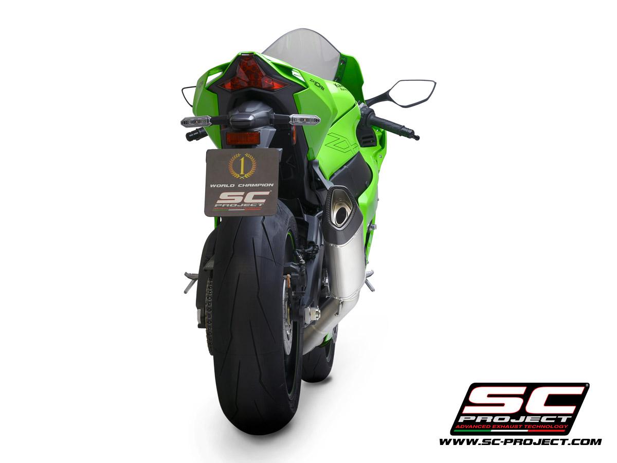 SC1-R titanium exhaust, with de-cat link pipe - NINJA ZX-10R - RR (2021- 2024) - Bild 4
