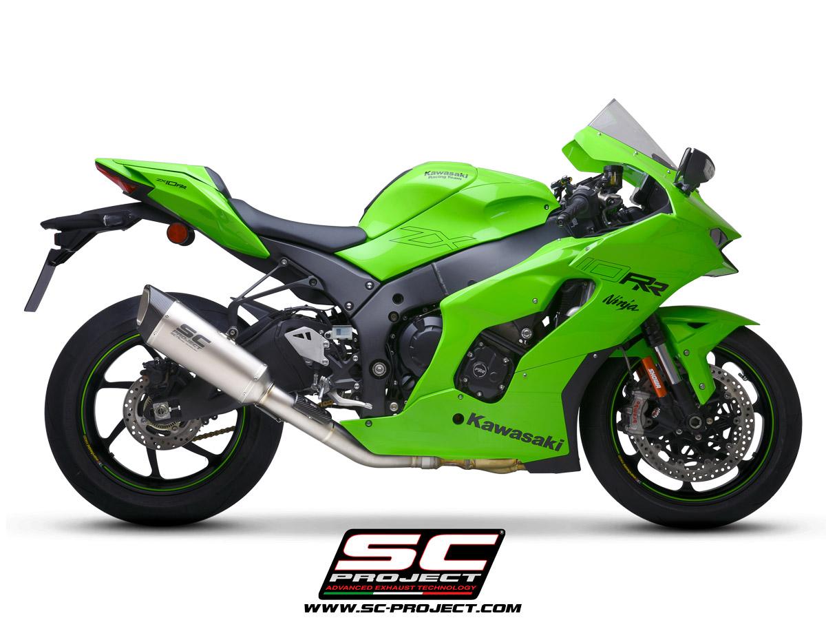 SC1-R titanium exhaust, with de-cat link pipe - NINJA ZX-10R - RR (2021- 2024) - Bild 6