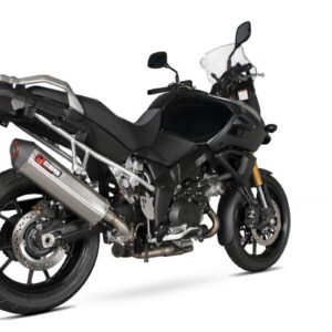 Suzuki DL1000 V-Strom 2014-2019 Serket Parallel Slip-on Brushed Stainless Steel Sleeve