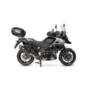 Suzuki DL1000 V-Strom 2014-2019 Serket Parallel Slip-on Carbon Fibre Sleeve