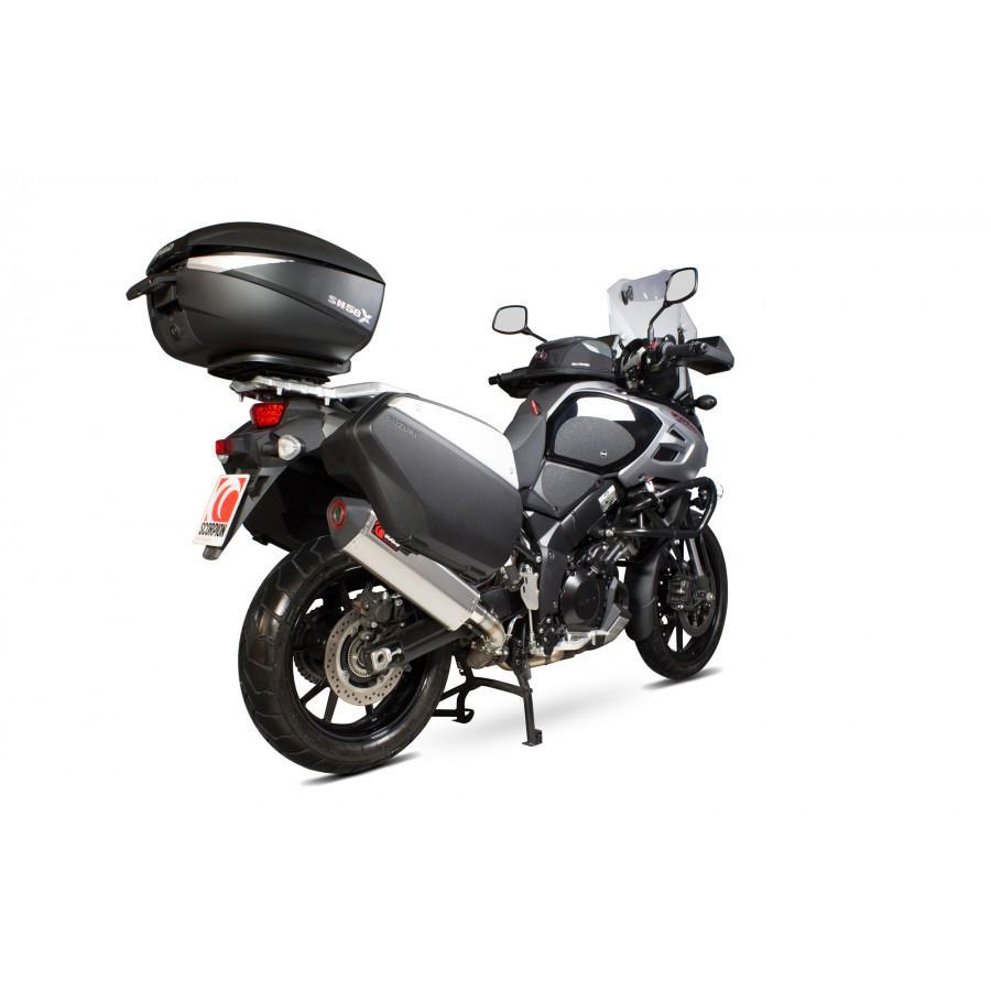 Suzuki DL1000 V-Strom 2014-2019 Serket Parallel Slip-on Titanium Sleeve