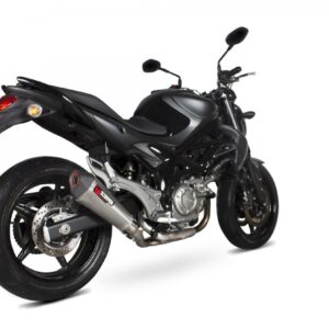 Suzuki Gladius 650 2009-2016 Serket Taper Full System Brushed Stainless Steel Sleeve